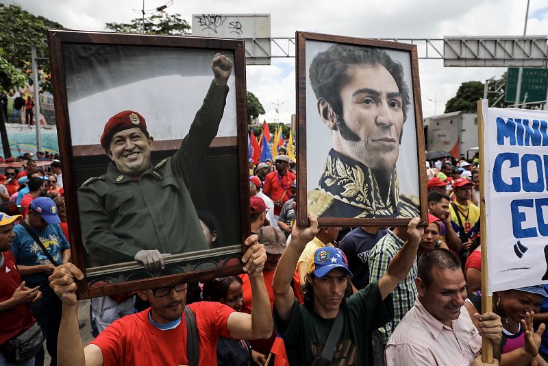 Chavistas marchan para apoyar instalación de la Asamblea Constituyente