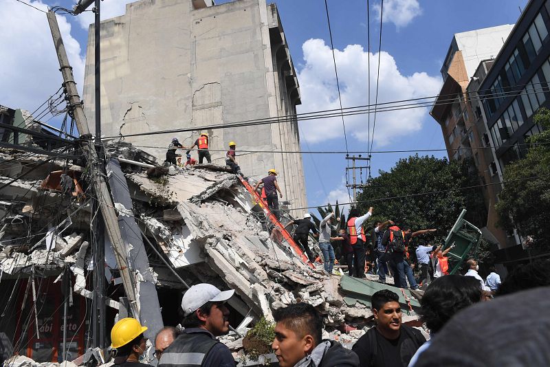 El derrumbe de los edificios preocupa a las autoridades