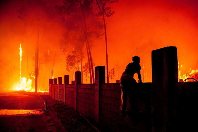 Incendio en Vieira de Leiria