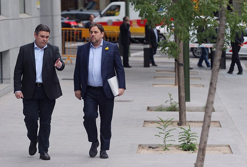 Llegada Junqueras a la Audiencia Nacional