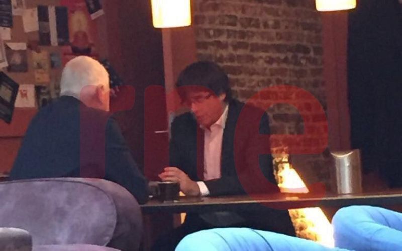 Imagen de Carles Puigdemont de este mismo jueves en Bruselas (RNE)