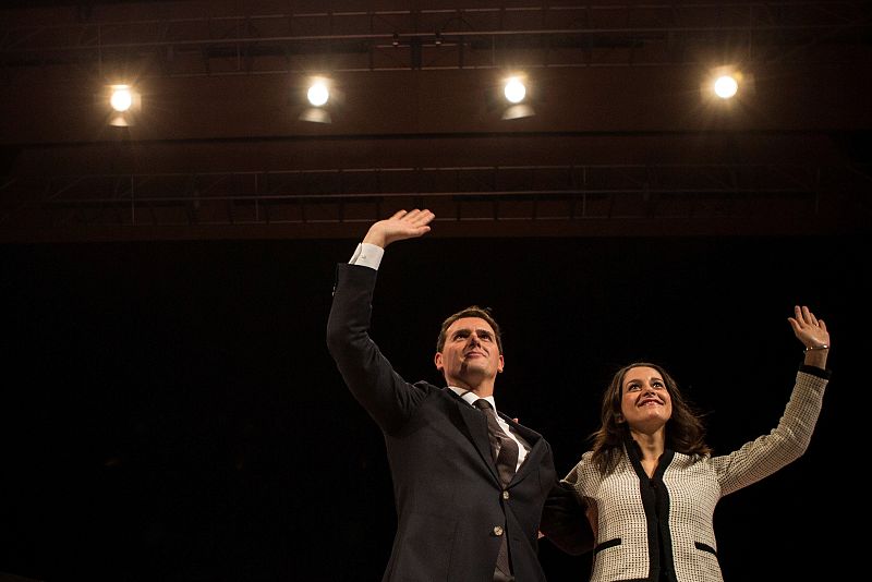 Acto de campaña de Ciudadanos en Girona