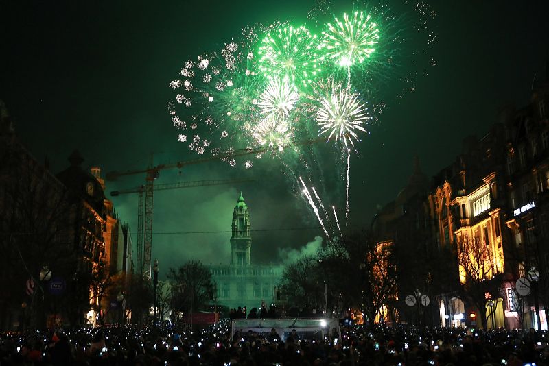 New Year's Eve celebration Porto