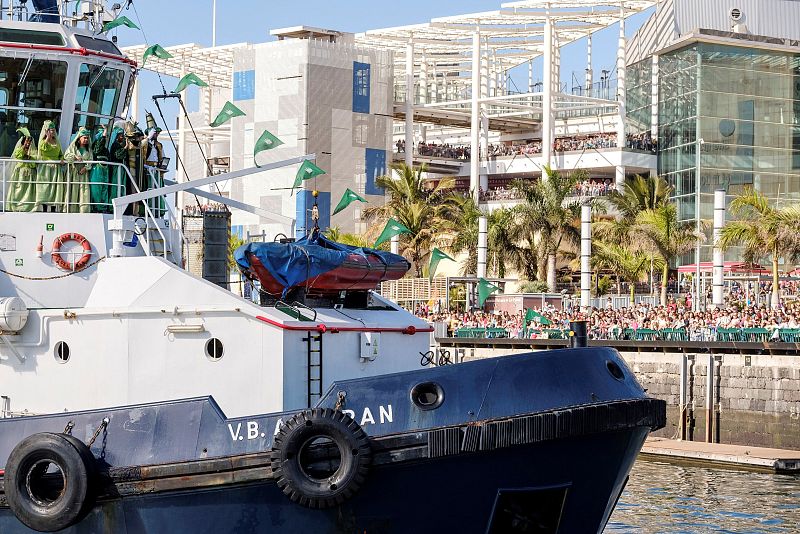 Los Reyes Magos llegan a Las Palmas de Gran Canaria