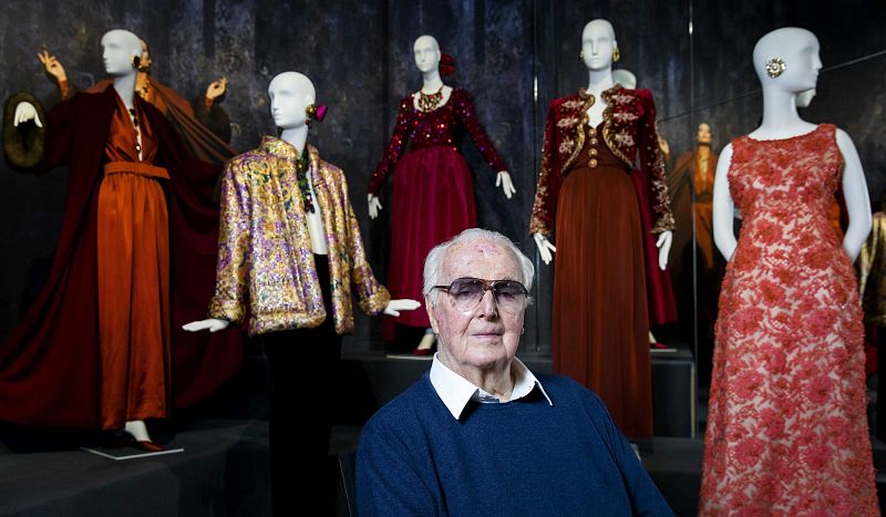 Hubert de Givenchy en la apertura de la exposición 'A Audrey con Amor' en el Gemeentemuseum de La Haya (Países Bajos), en noviembre de 2016.