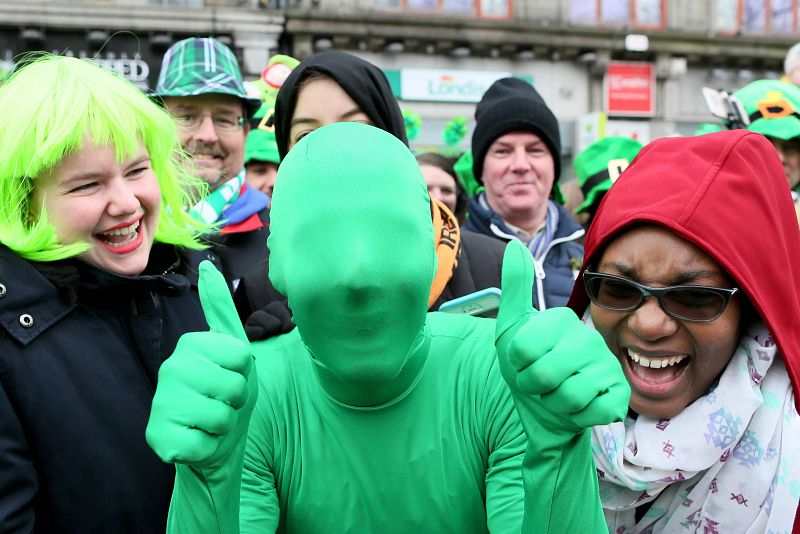 Desfile de San Patricio en Dublín