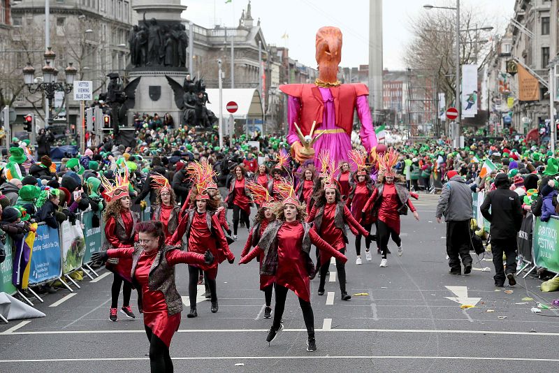 Desfile de San Patricio en Dublín