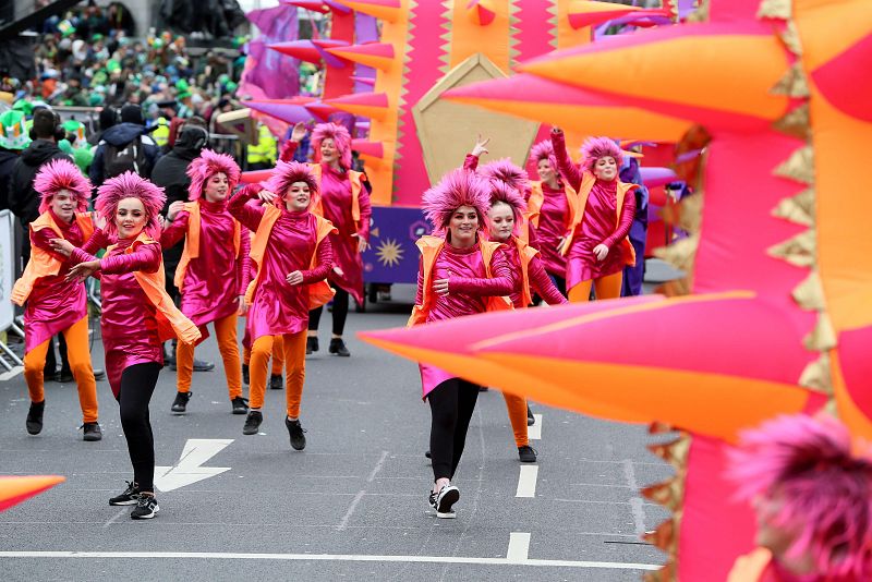 Desfile de San Patricio en Dublín