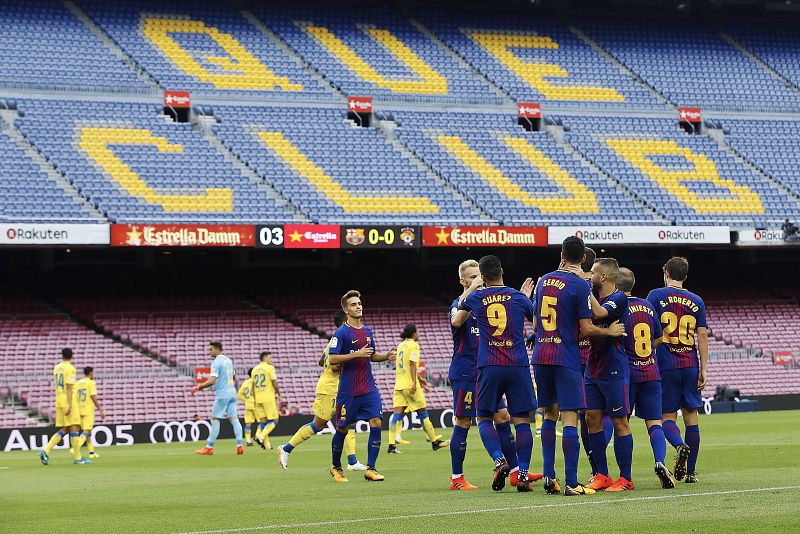 El momento más delicado de toda la Liga se vivió el 1 de octubre con el partido a puerta cerrada frente a Las Palmas.