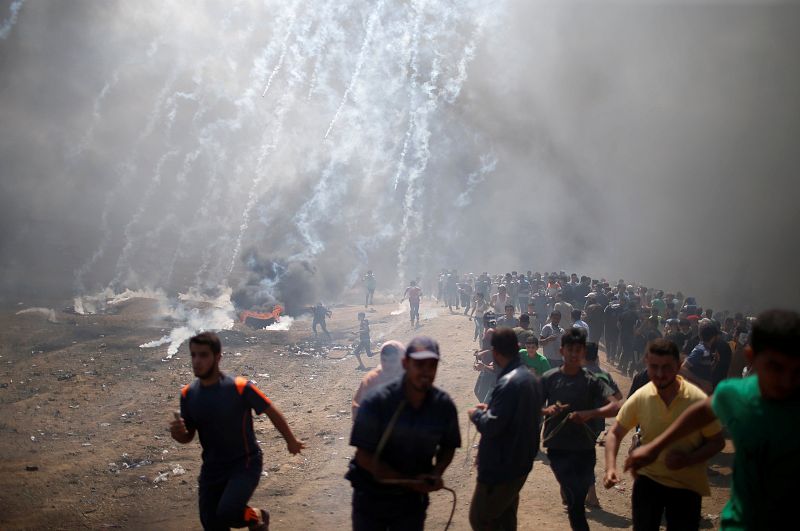 Protestas contra la embajada estadounidense en Jerusalén