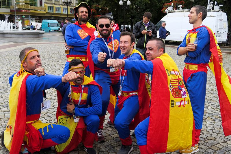 Las mejores imágenes del España-Marruecos
