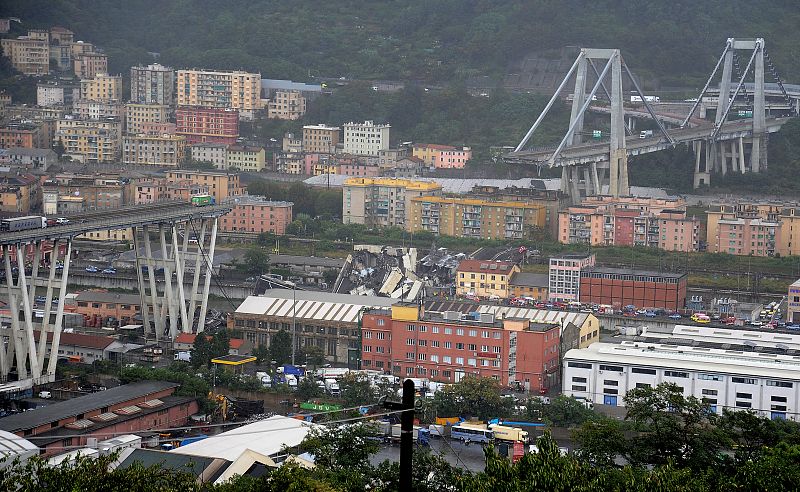 El puente de Morandi tiene una longitud de 1.182 metros