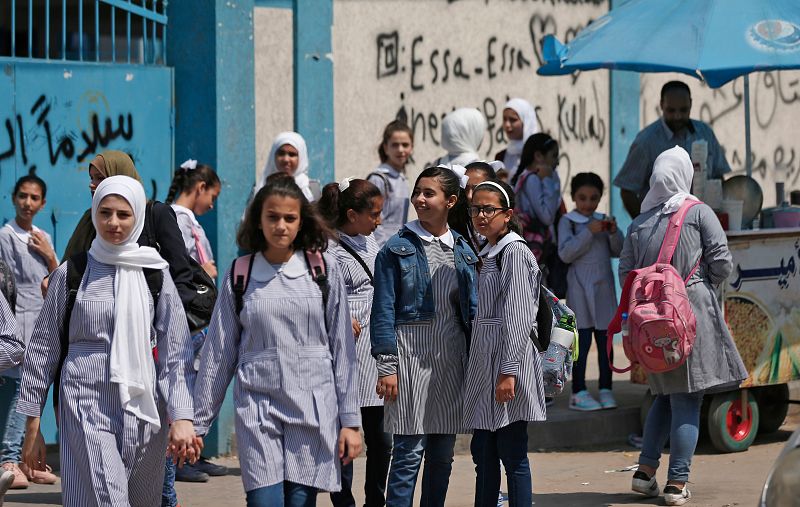 Primer día de colegio después de las vacaciones de verano