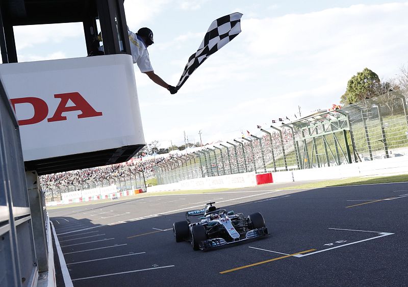 Su victoria en el GP de Japón le ponía en bandeja su quinto entorchado mundial.