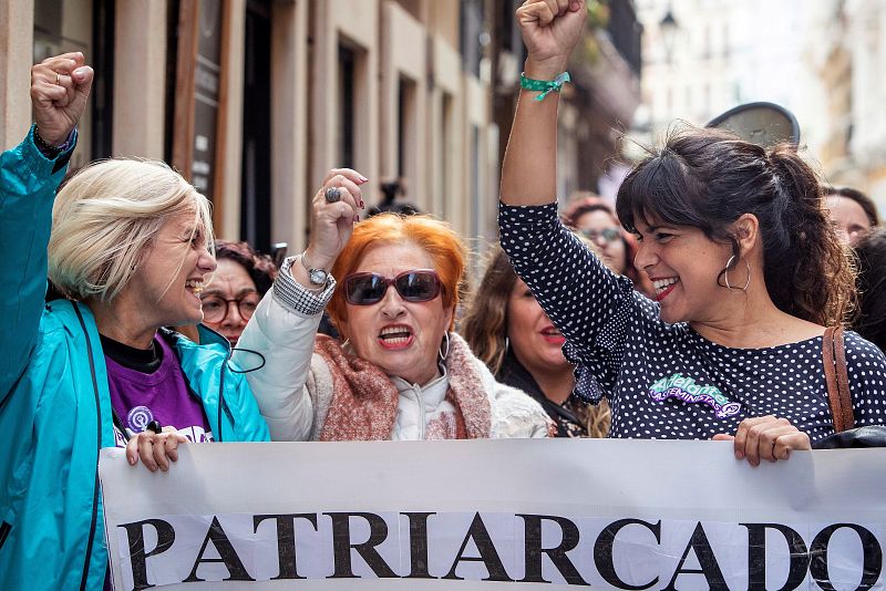Manifestación contra la violencia de género