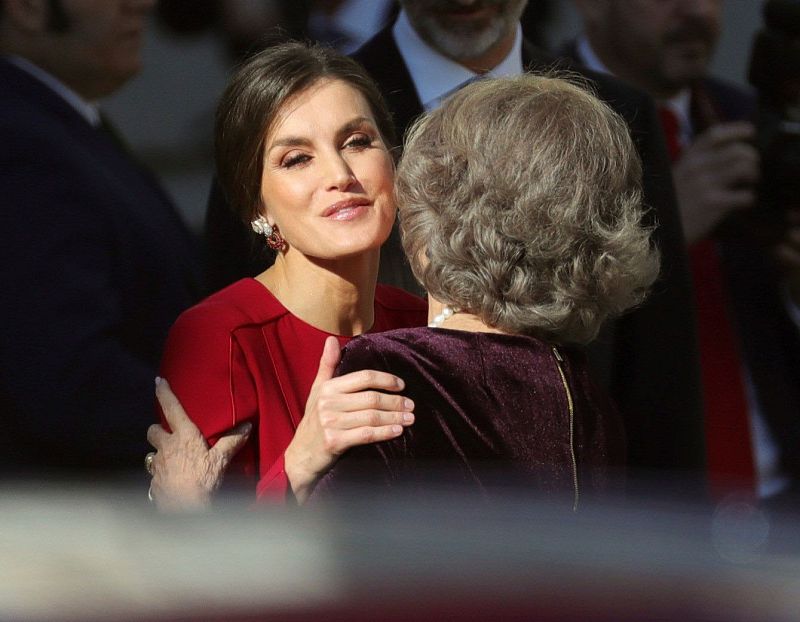 Dos reinas en el aniversario de la Constitución