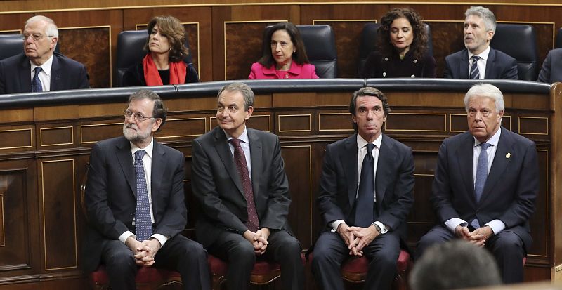 Cuatro expresidentes del Gobierno unidos por la Constitución