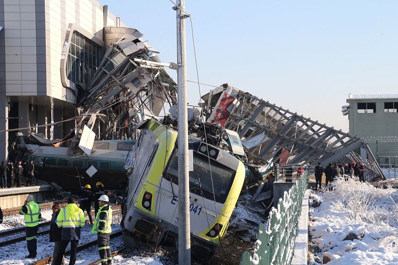 Accidente ferroviario en Ankara