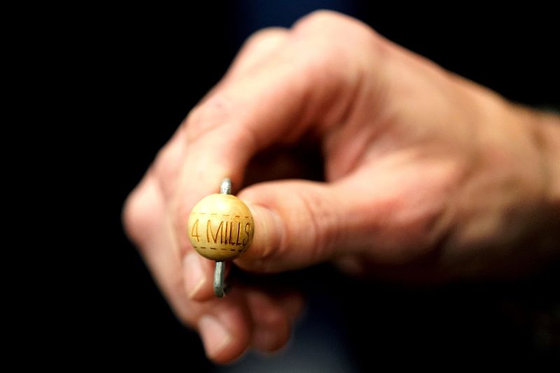 La bola con el Gordo de la Lotería 2018
