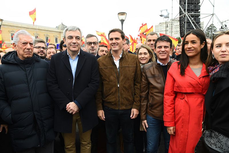 Concentración en la plaza de Colón de Madrid