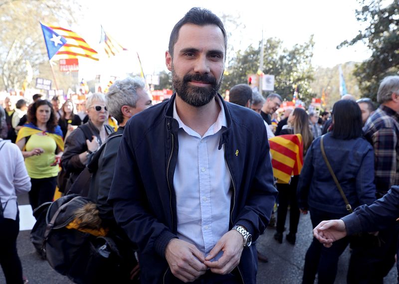 El presidente del Parlamento de Cataluña, Roger Torrent