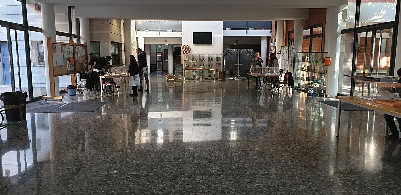 Todo preparado en un colegio en Valencia