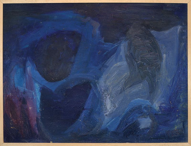 'Untitled', obra abstracta pintada en 1965 por Syd Barrett para su novia Libby Gaudsen.