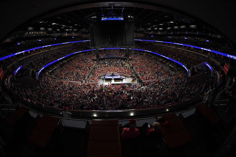 El acto formal de campaña de Donald Trump para su reelección en 2020