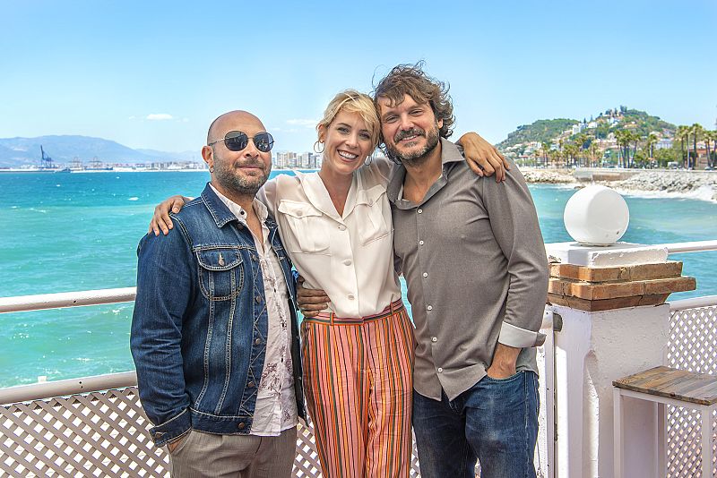 Vicente Romero, Maggie Civantos y Salva Reina