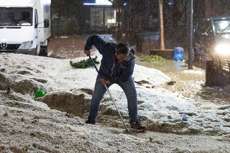 Lluvias torrenciales en Madrid