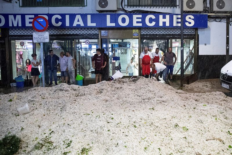 Lluvias torrenciales en Madrid