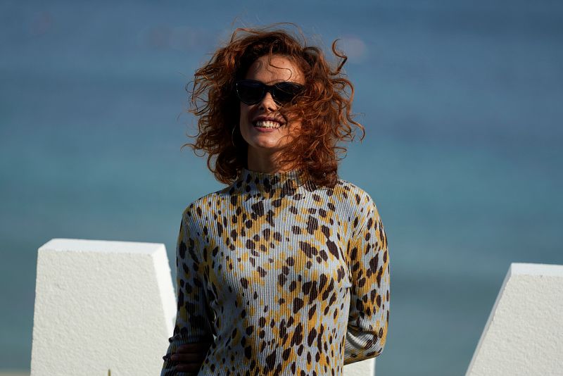 La actriz Patricia Lopez-Amaiz en el 'photocall' de 'Mientras dure la guerra', de Alejandro Amenábar