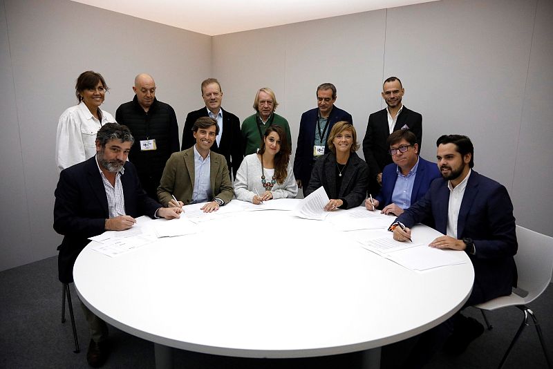 Los partidos firman las normas del debate a cinco