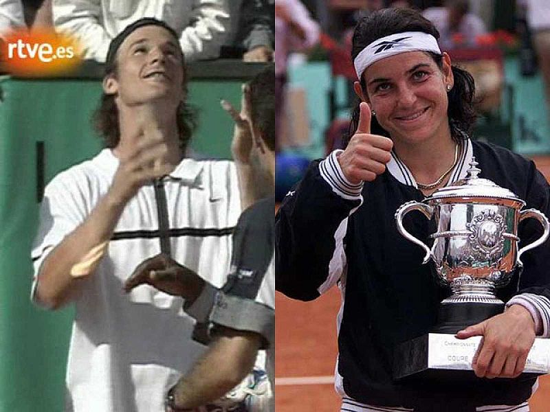 Carlos Moyá y Arantxa Sánchez Vicario
