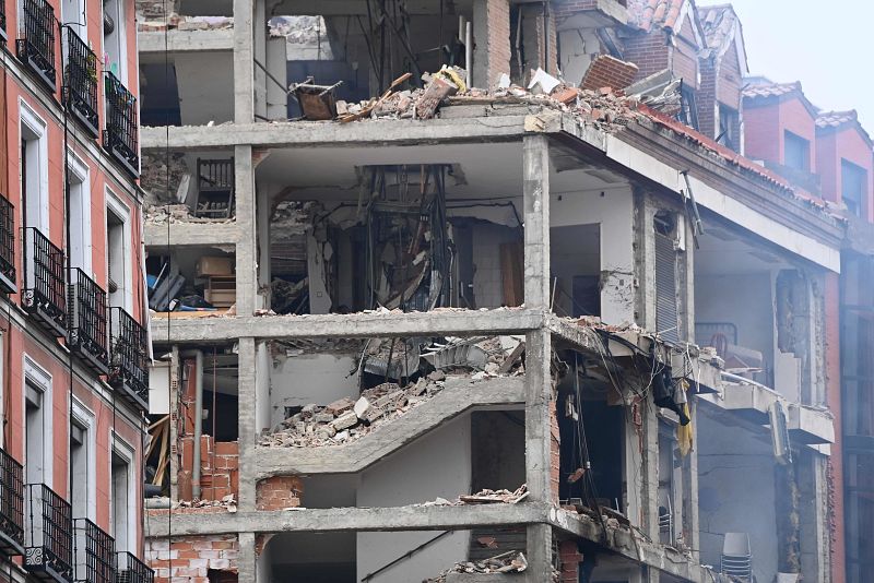 Daños graves en el edificio