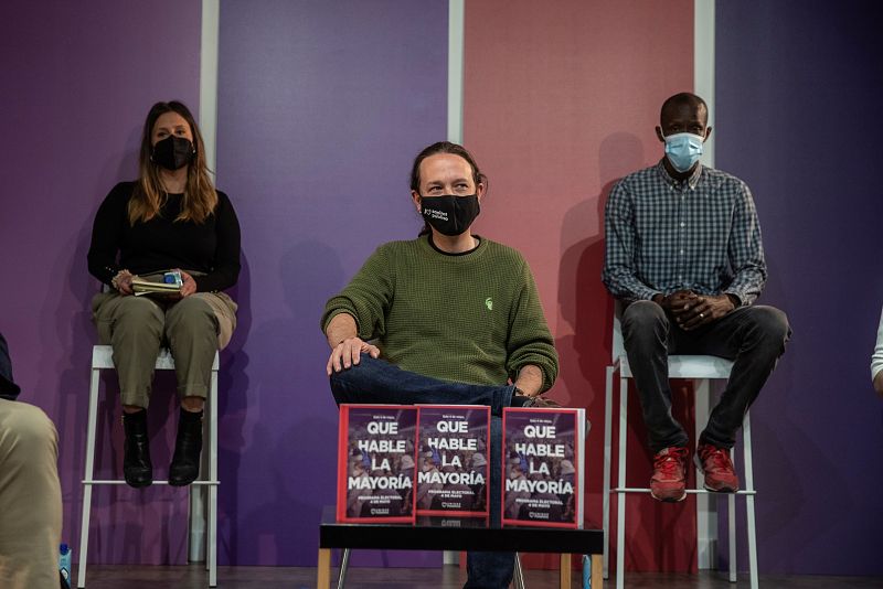 Pablo Iglesias presenta el programa de Podemos en Alcobendas