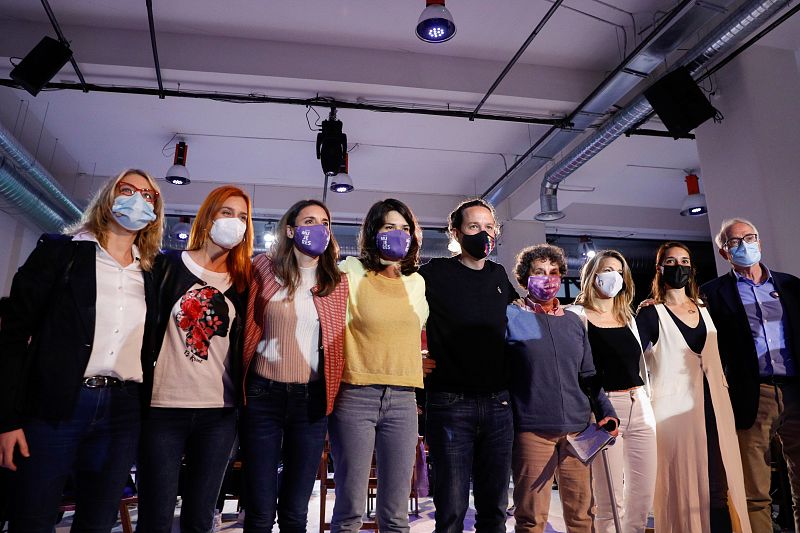 Acto de campaña de Podemos