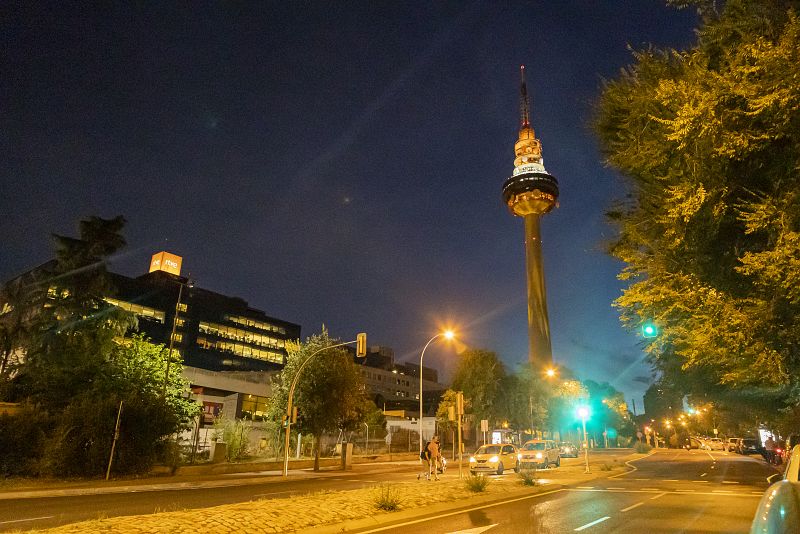 Histórica iluminación del Pirulí