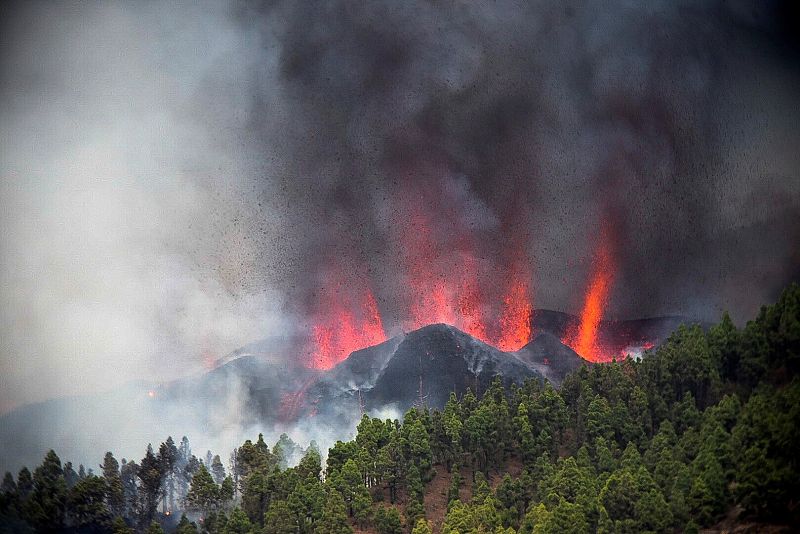 Erupción volcánica en la Cumbre Vieja de La Palma