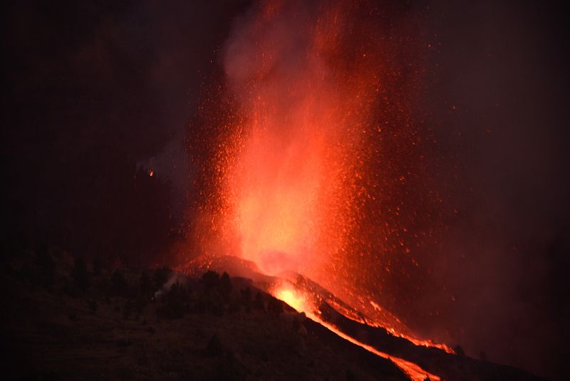 Erupción volcánica en la Cumbre Vieja de La Palma