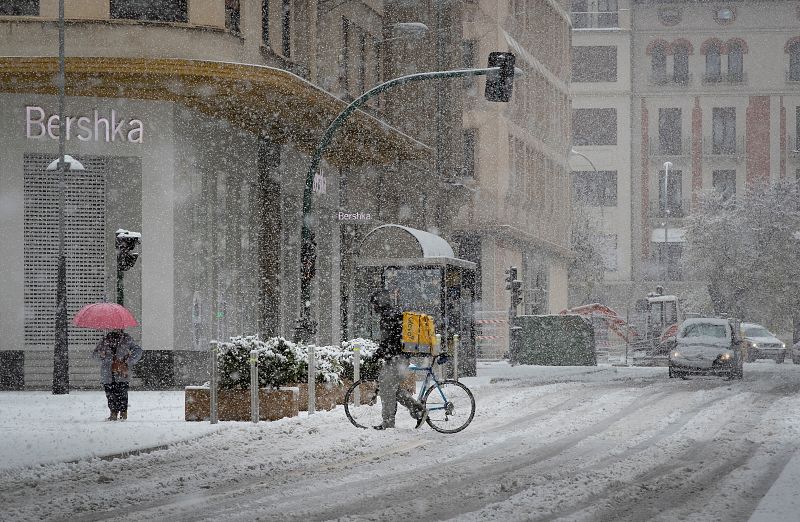 Temporal de frío y nieve en Navarra