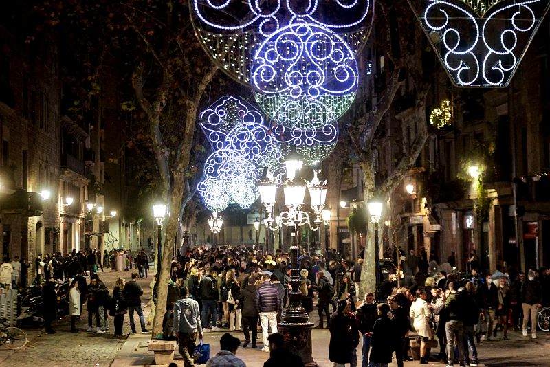 Año nuevo en Barcelona