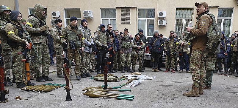 Fuerzas de defensa de Ucrania en Járkov