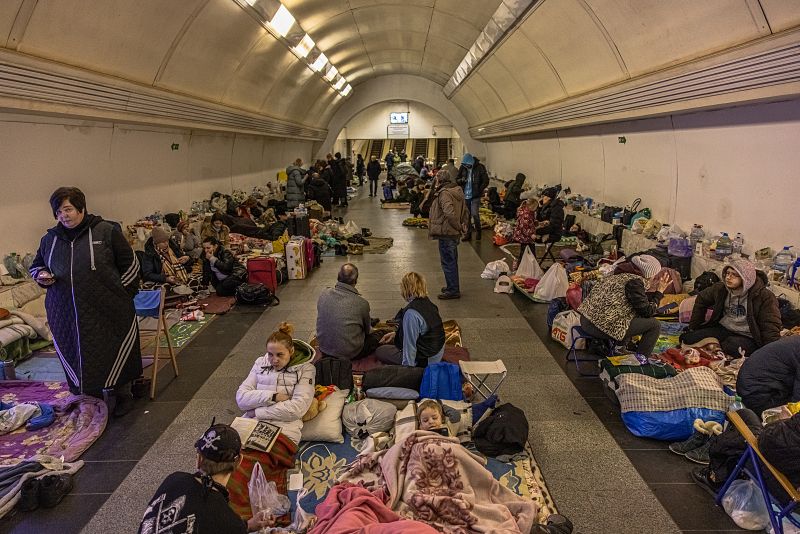 Daily life in Kiev amid Russian invasion of Ukraine