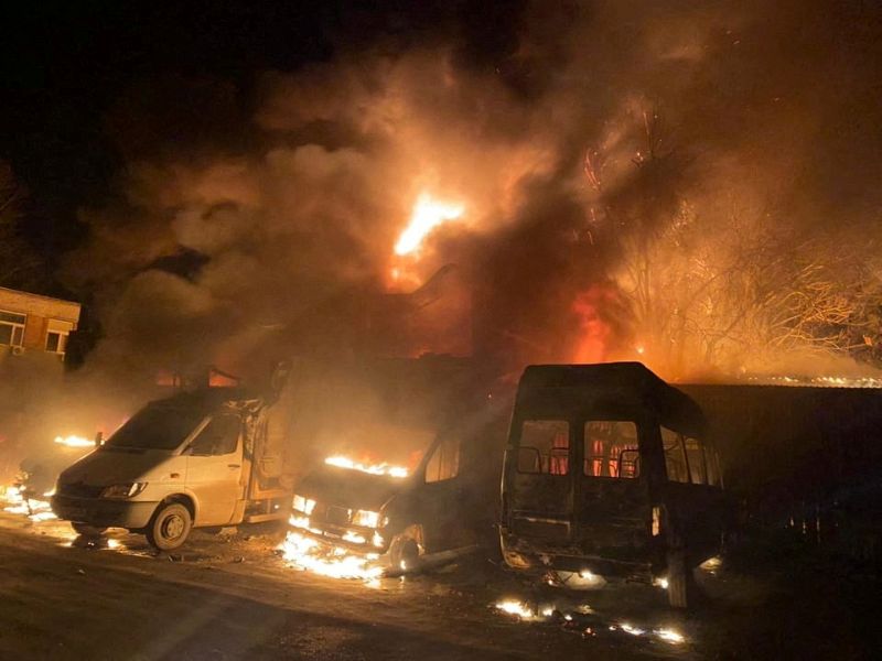 Ataques de Rusia en Mykolaiv