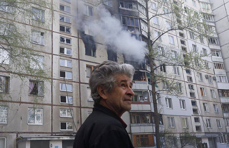 Los ataques continúan en Járkov in Kharkiv