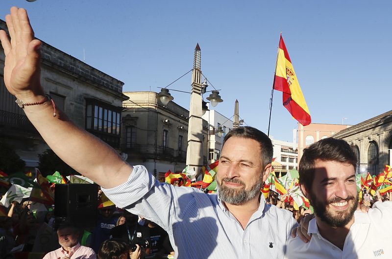 Abascal y Juan García Gallardo, en Sevilla