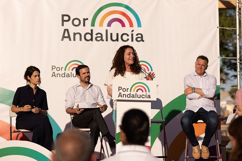 Garzón arropa a Nieto en el Parque Huelín de Málaga