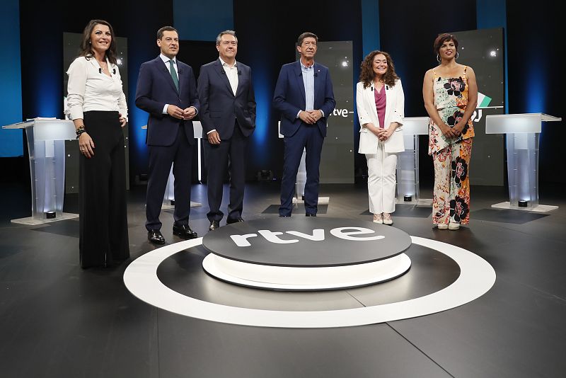 Primer debate de las elecciones andaluzas, en RTVE