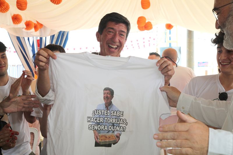 El 'torrijazo' de Marín a Olona ya tiene camiseta